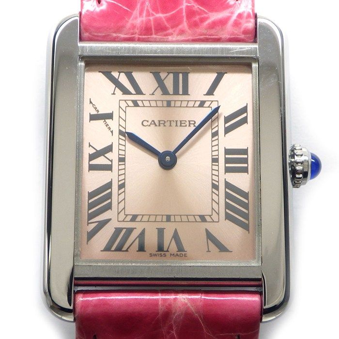 カルティエ Cartier 腕時計 タンクソロ SM W5200000 レクタンギュラー