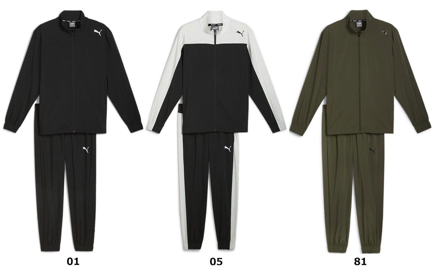 SAPEURサプール トラックスーツ 黒/ホワイト プーマ PUMA TRAIN FAVORITE トラックスーツ 526371 81 ダーク オリーブ