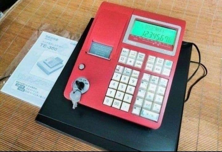 カシオレジスター TE-300 フル設定無料 送料無料人気機種 454444