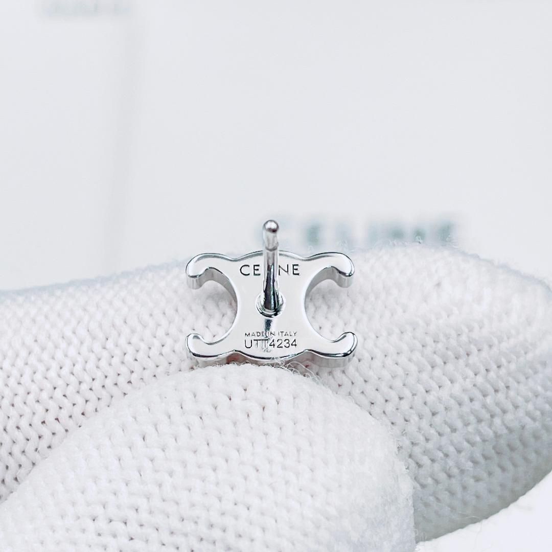◇セリーヌ◇ 新品仕上済 CELINE トリオンフ ピアス 両耳用 ブランド
