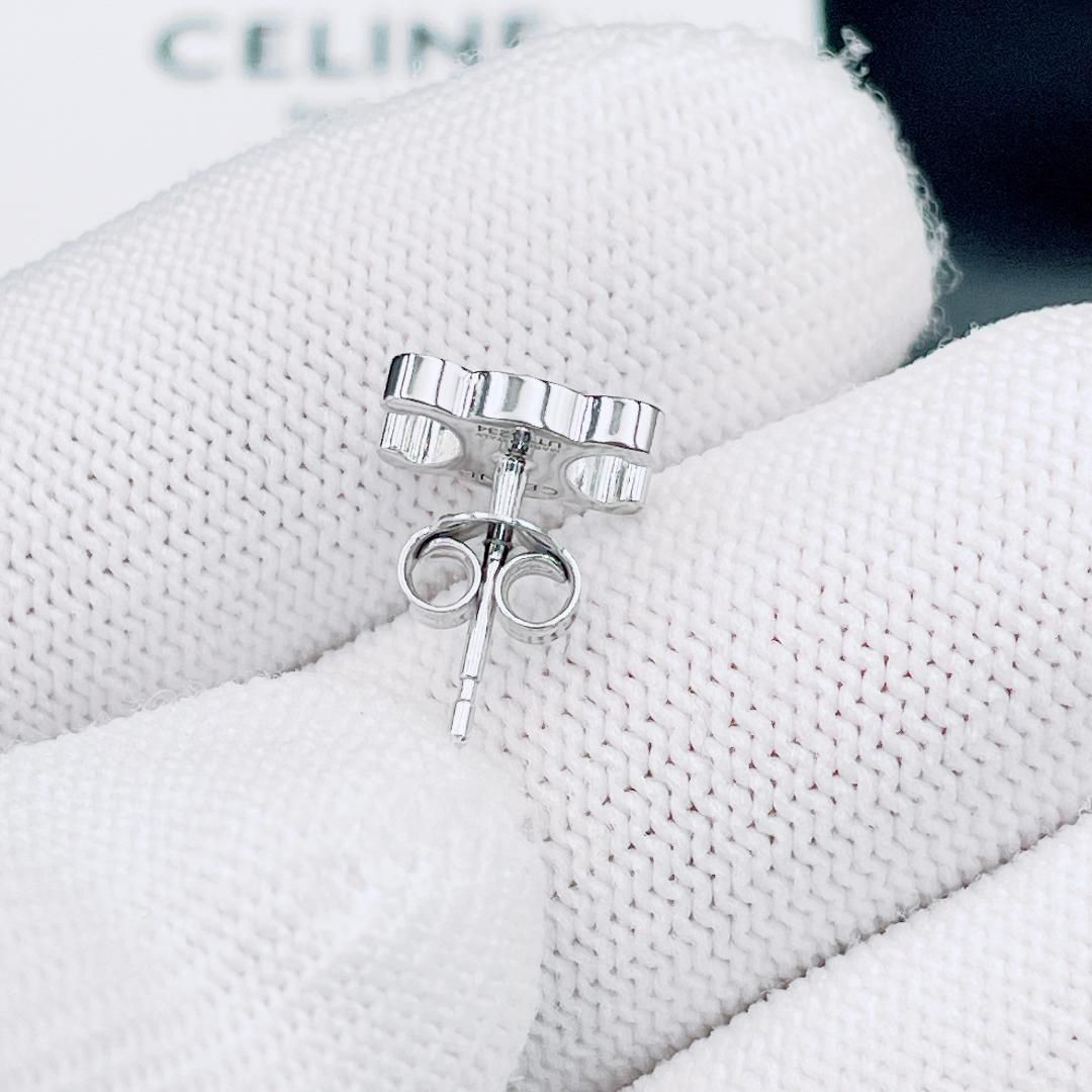 ◇セリーヌ◇ 新品仕上済 CELINE トリオンフ ピアス 両耳用 ブランド