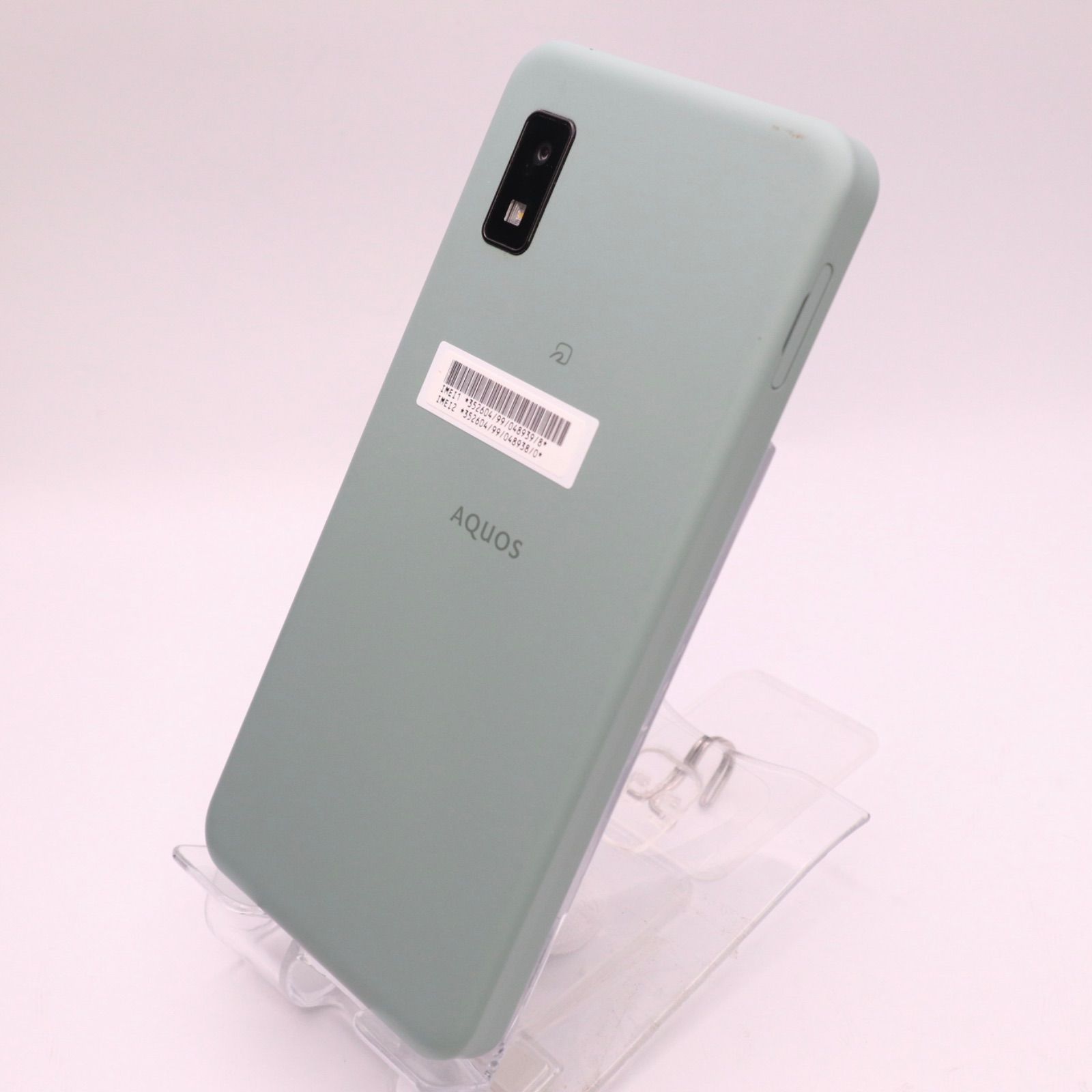 中古】 SoftBank SIMフリー AQUOS wish2 A204SH 64GB オリーブグリーン