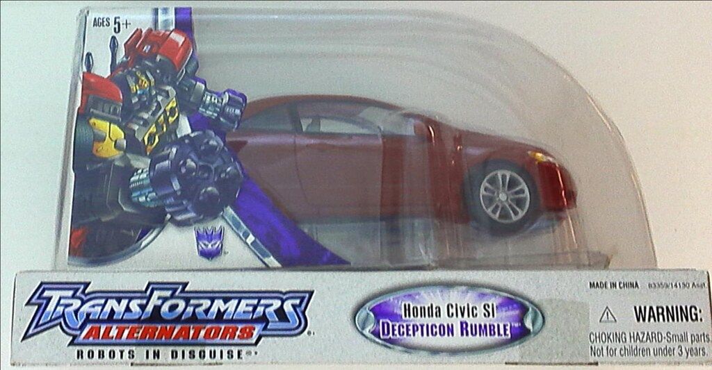 HASBRO ALTERNATORS DECEPTICON RUMBLE HONDA CIVIC SI
