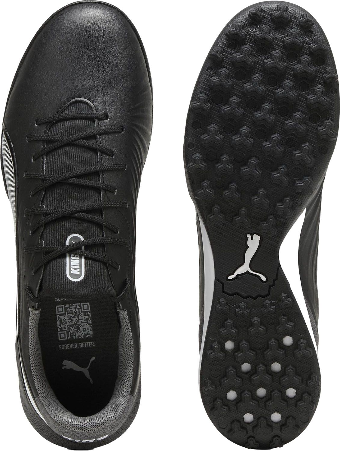 プーマ PUMA サッカー キング マッチ TT サッカーシューズ ローカット スリッポン レギュラーフィット 天然芝 人工芝  10787901 プーマ ブラック/プーマ 285