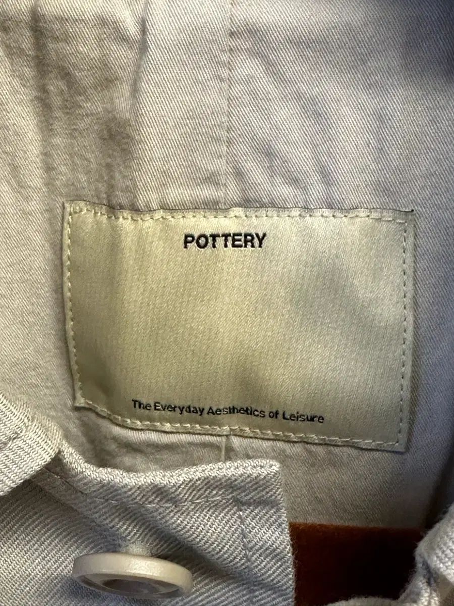  ポーター コットンサージ ファティーグ ジャケット シルバー テーラードジャケット ジャケット アウター