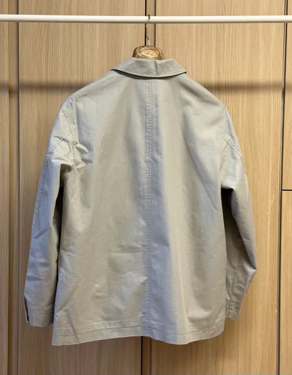 ポーター コットンサージ ファティーグ ジャケット シルバー