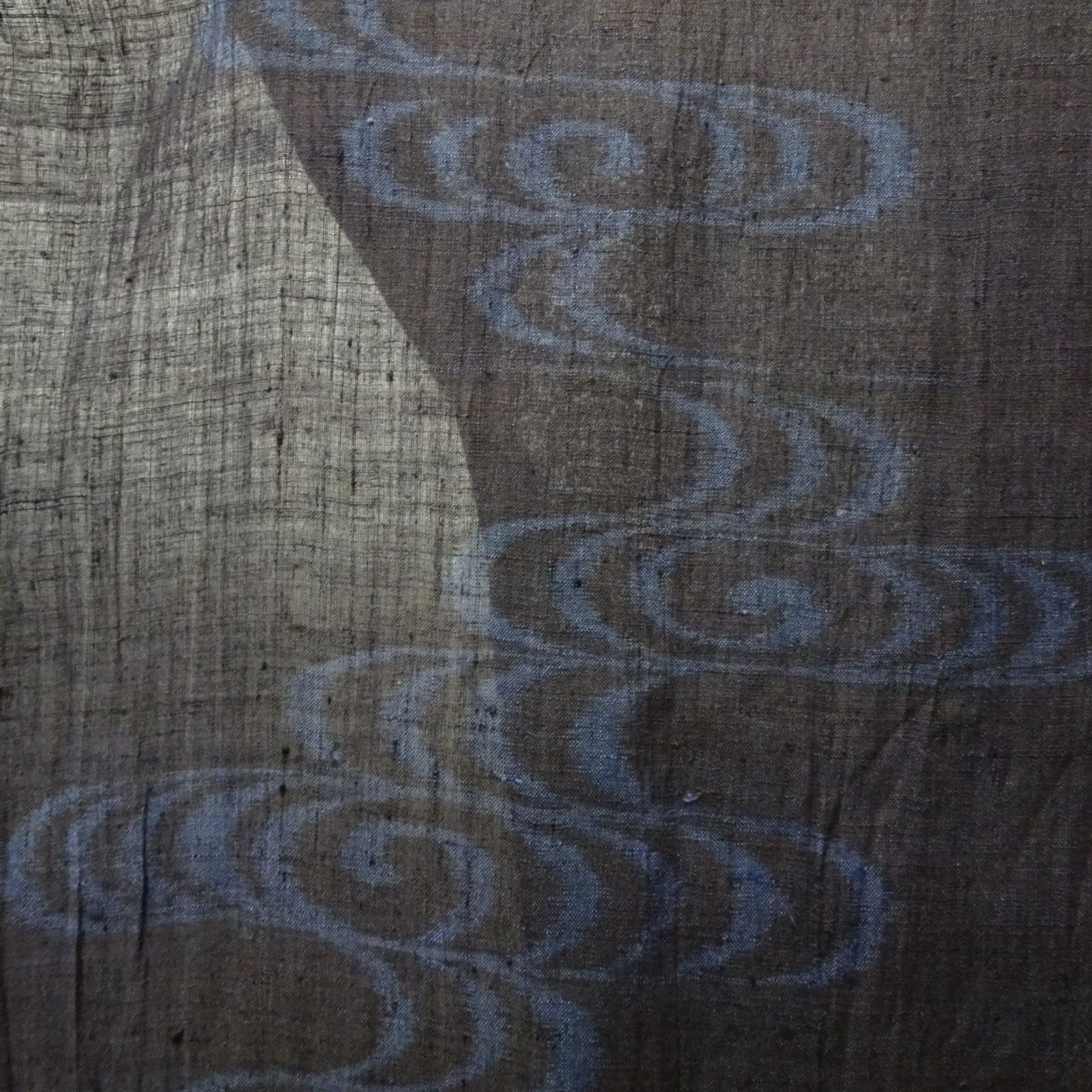 小千谷縮 着物 観世水 232258