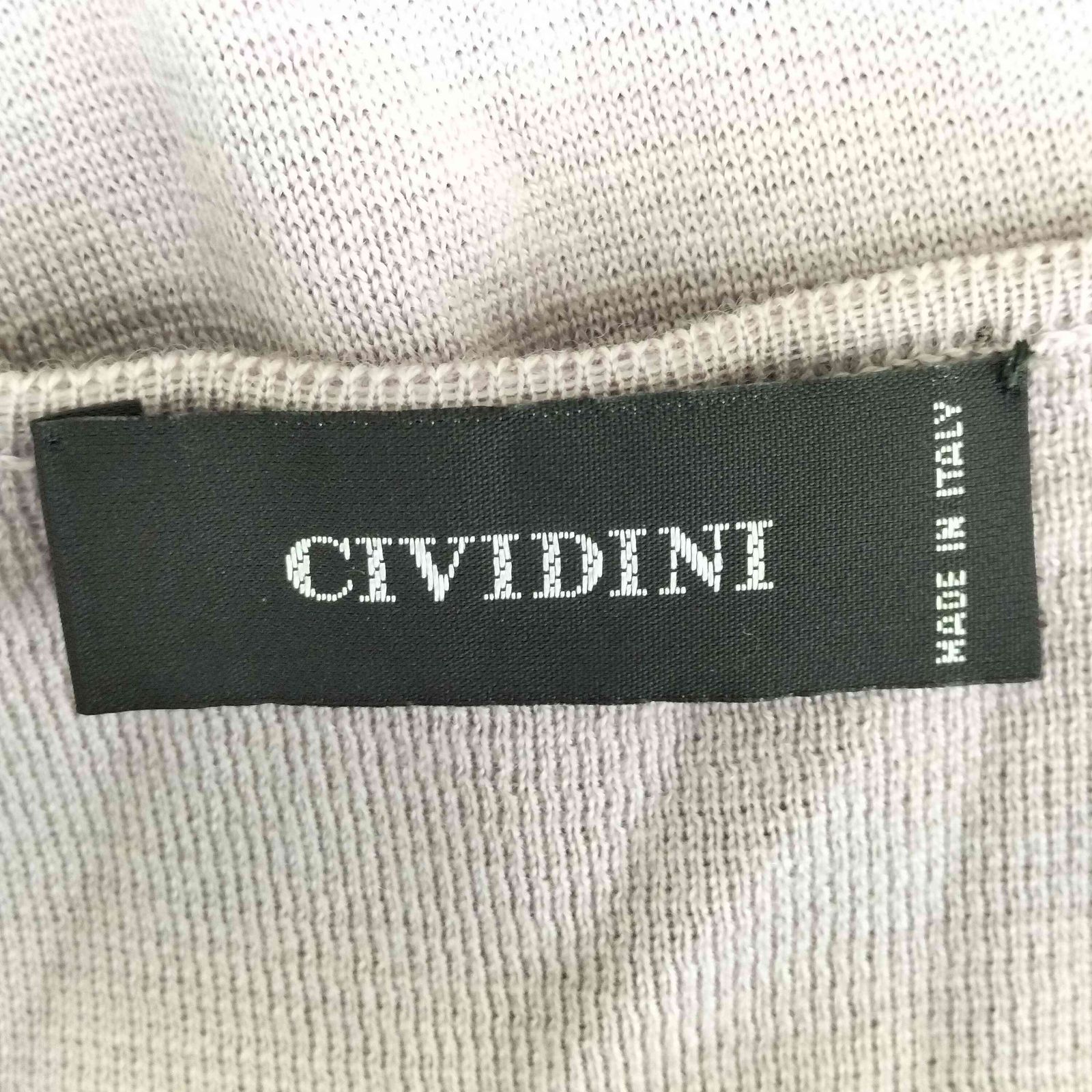 チヴィディーニ CIVIDINI イタリア製 カラーパターンノースリーブ