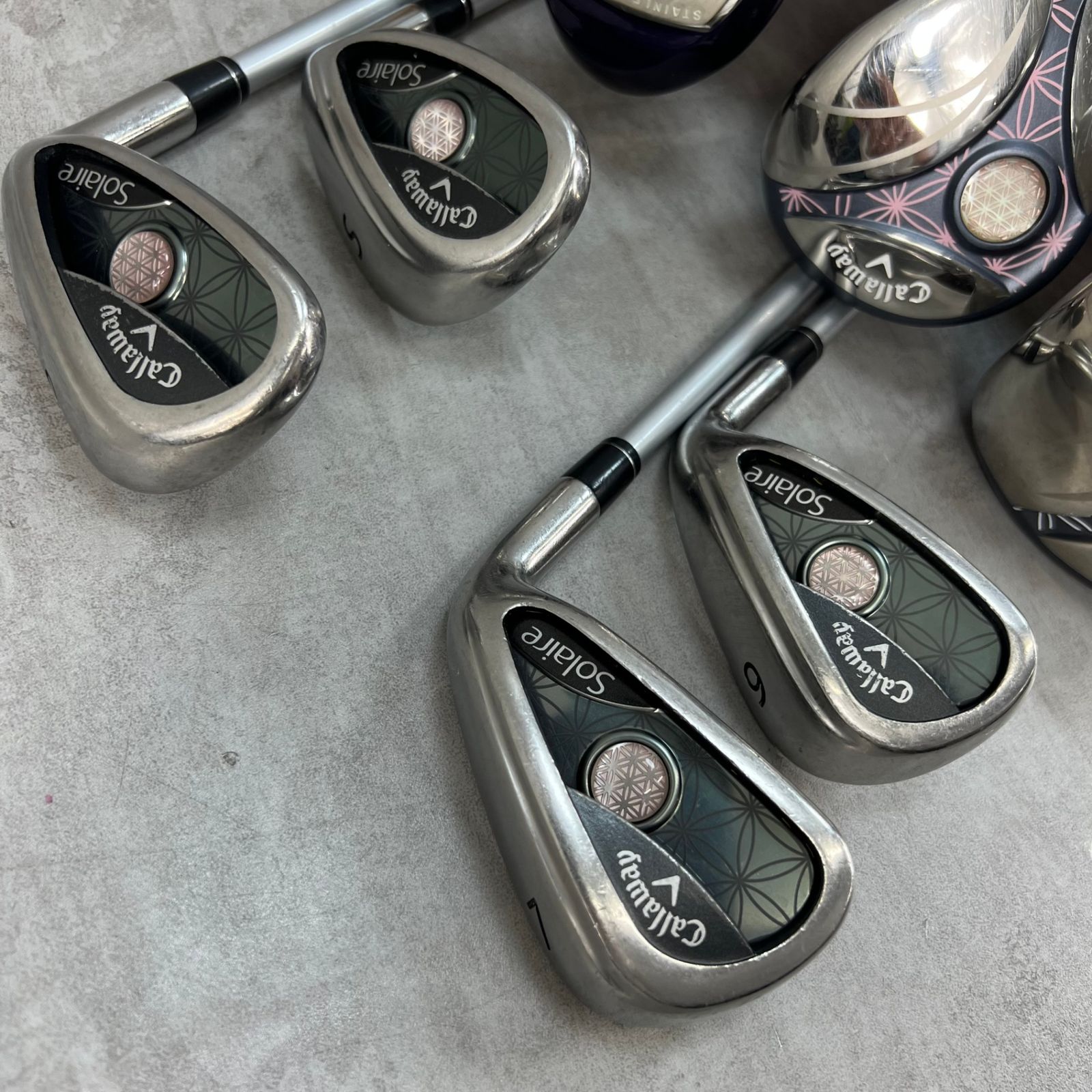 キャロウェイ アディダス レディースゴルフ クラブセット 8本 L 右利き