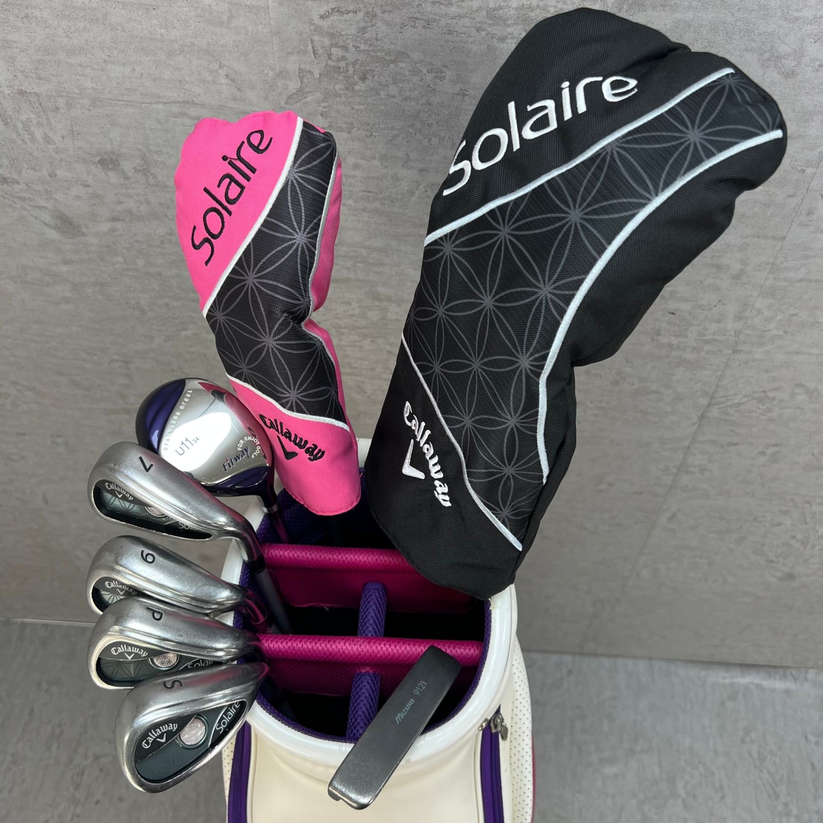 キャロウェイ アディダス レディースゴルフ クラブセット 8本 L 右利き