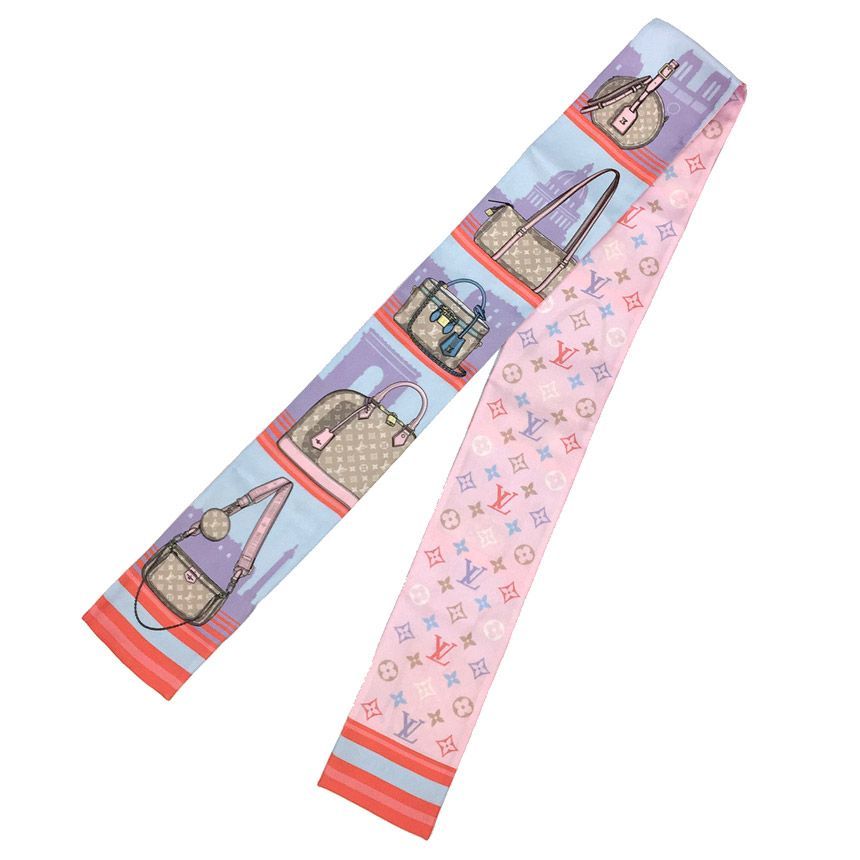 ルイヴィトン バンドー スカイライン タイスカーフ aq 6415