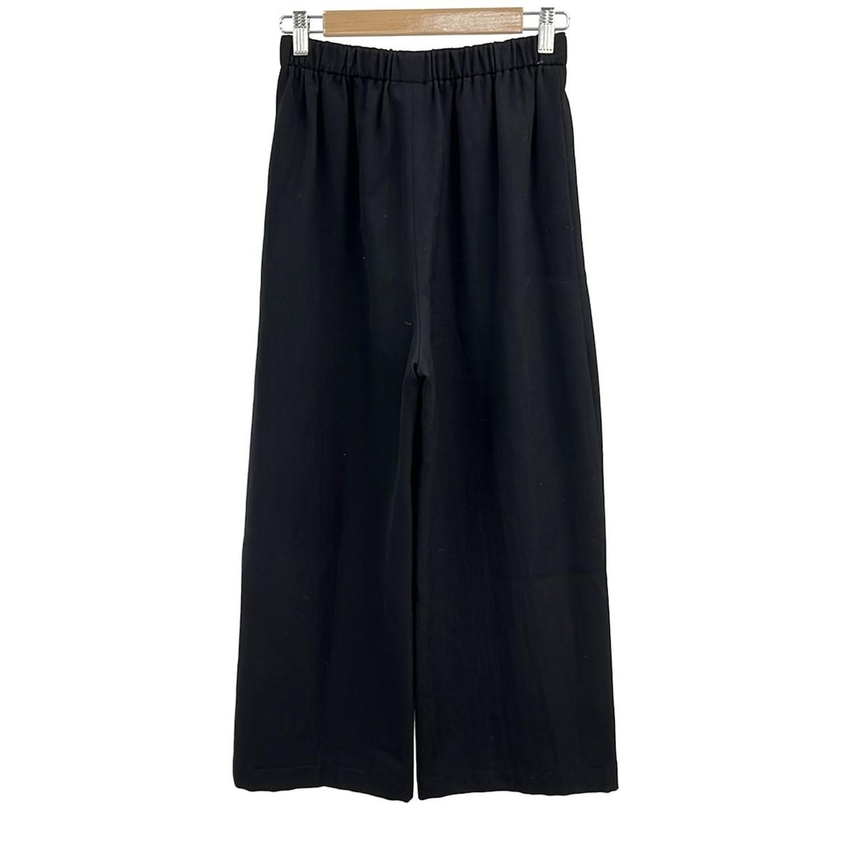 robe de chambre COMME des GARCONS ローブドシャンブル コムデギャルソン パンツ レディース 黒 フルレングス ウエストゴム