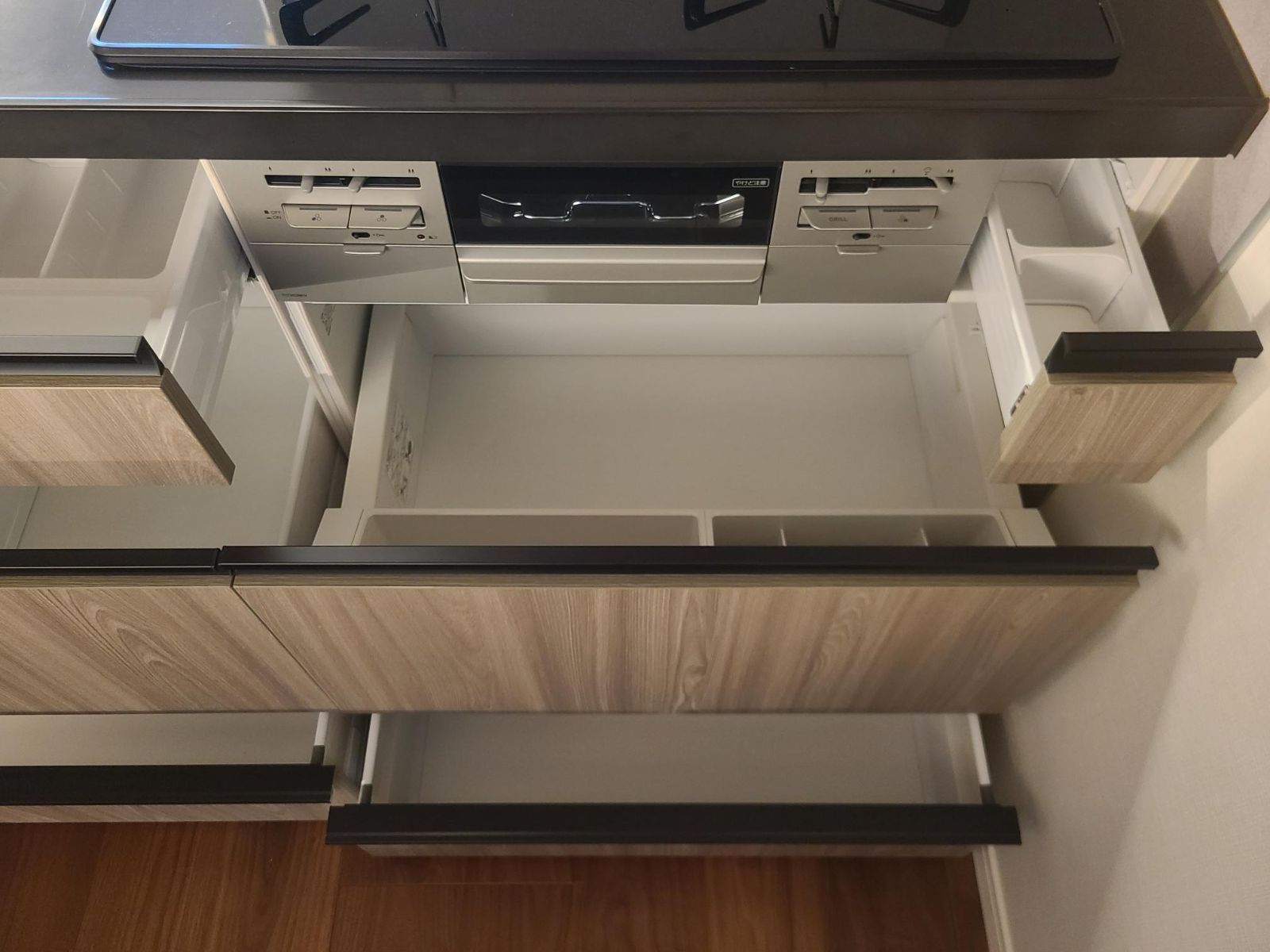 直接引取 ADG 10-K LIXIL SUNWAVE W 2580 mm 左シンク システムキッチン カップボード