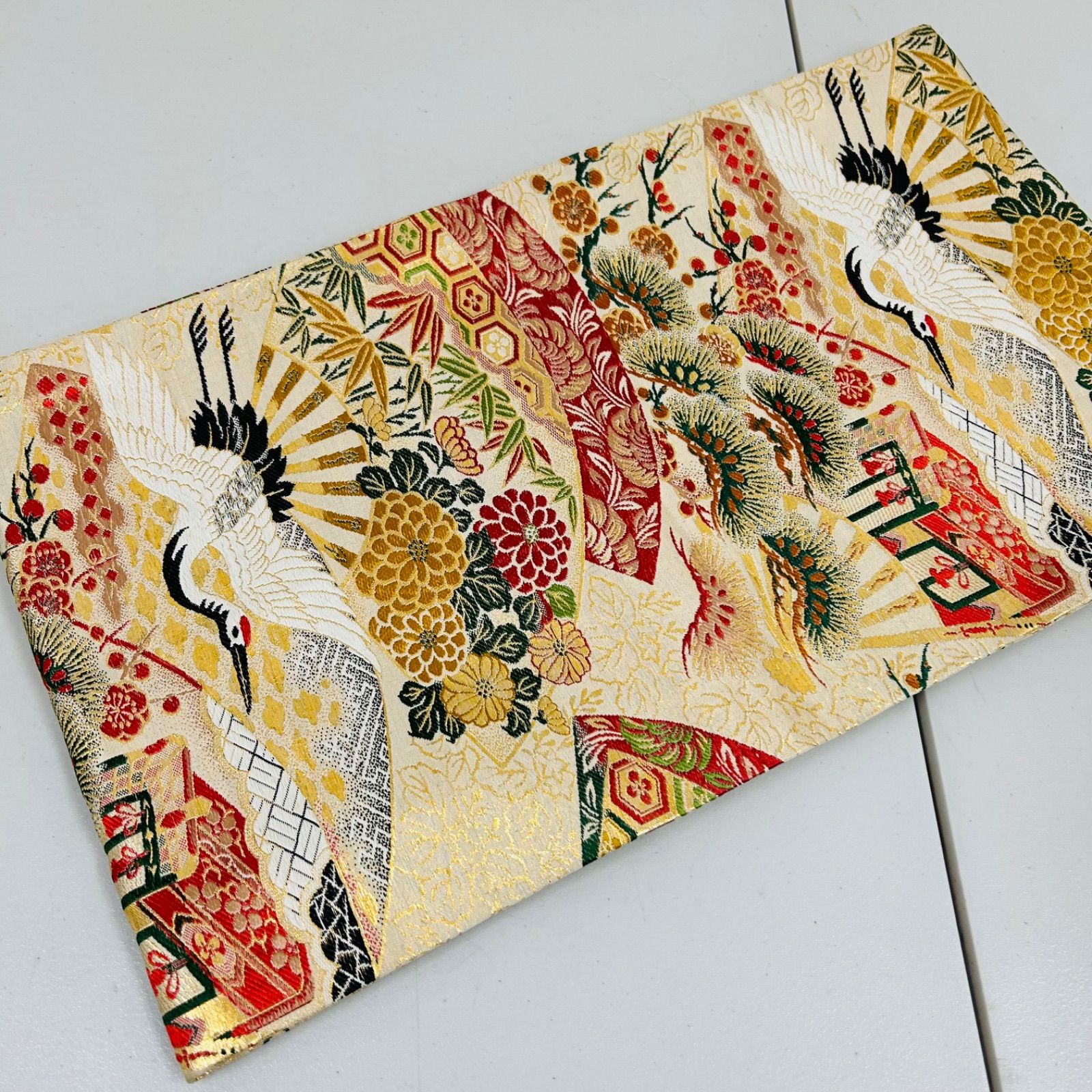 アンティーク 丸帯 正絹 3本 帯まとめ売り リメイク材料 m-599 - メルカリ