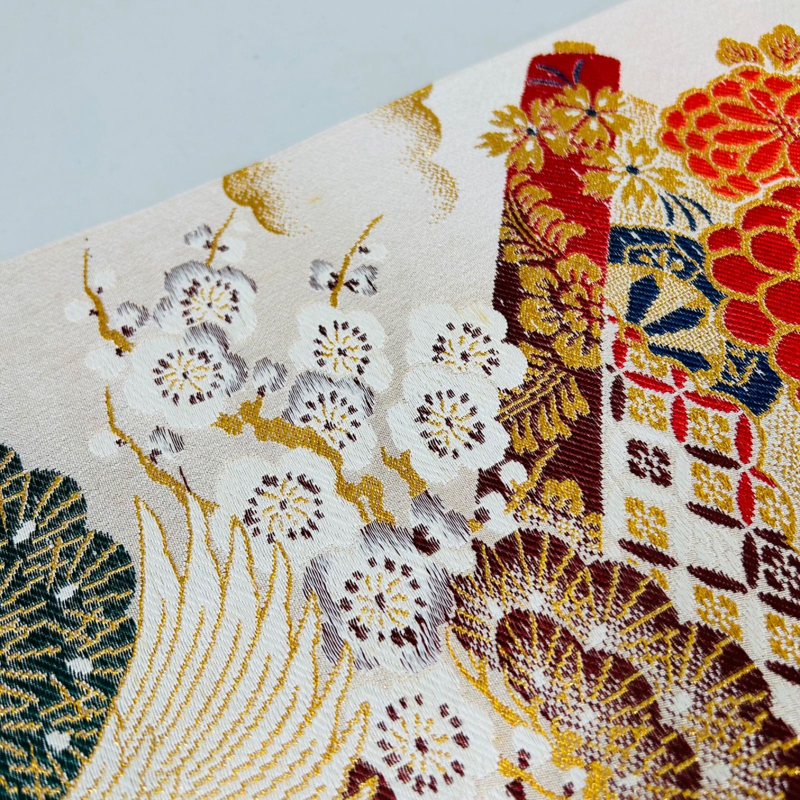 アンティーク 丸帯 正絹 3本 帯まとめ売り リメイク材料 m-599 - メルカリ