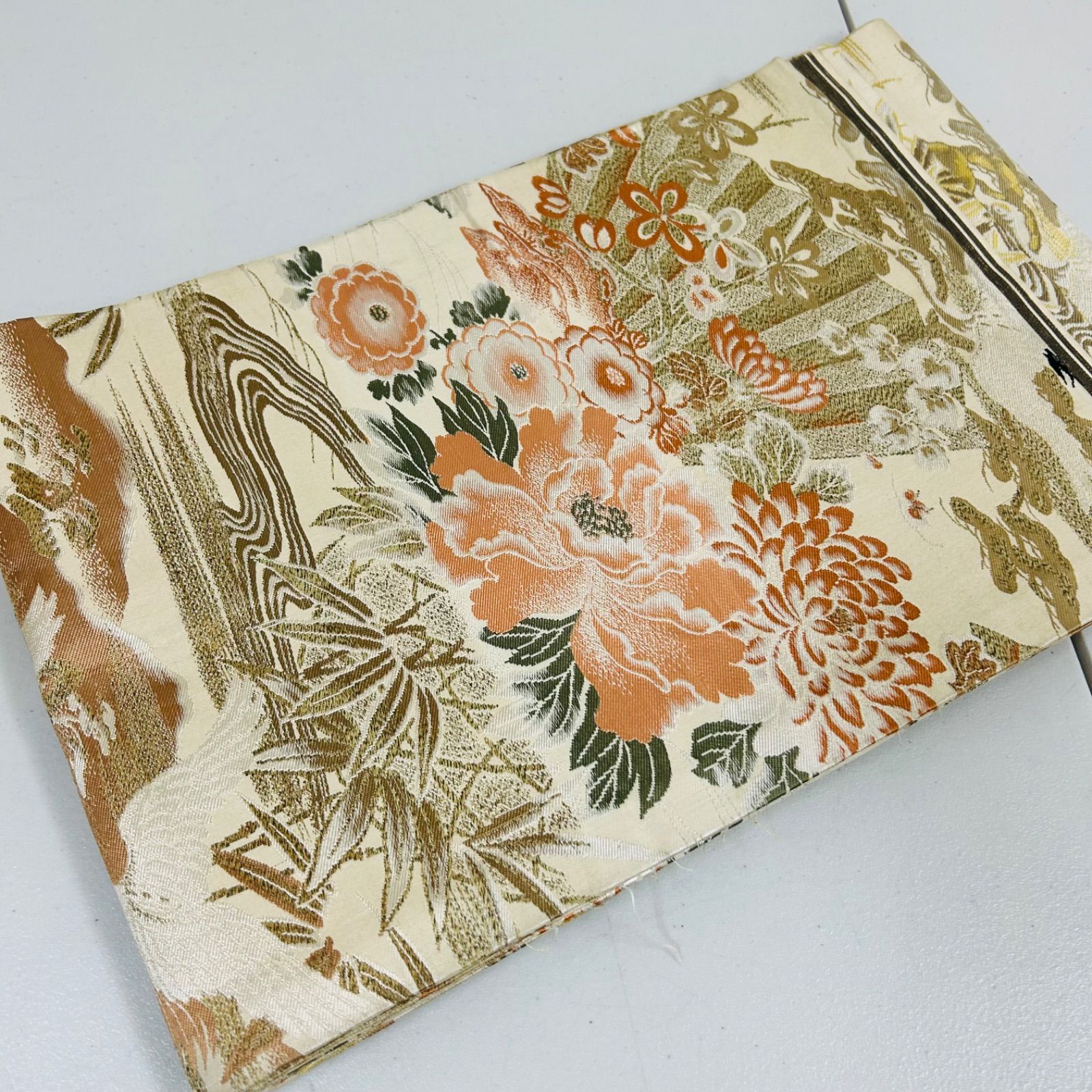 アンティーク 丸帯 正絹 3本 帯まとめ売り リメイク材料 m-599 - メルカリ