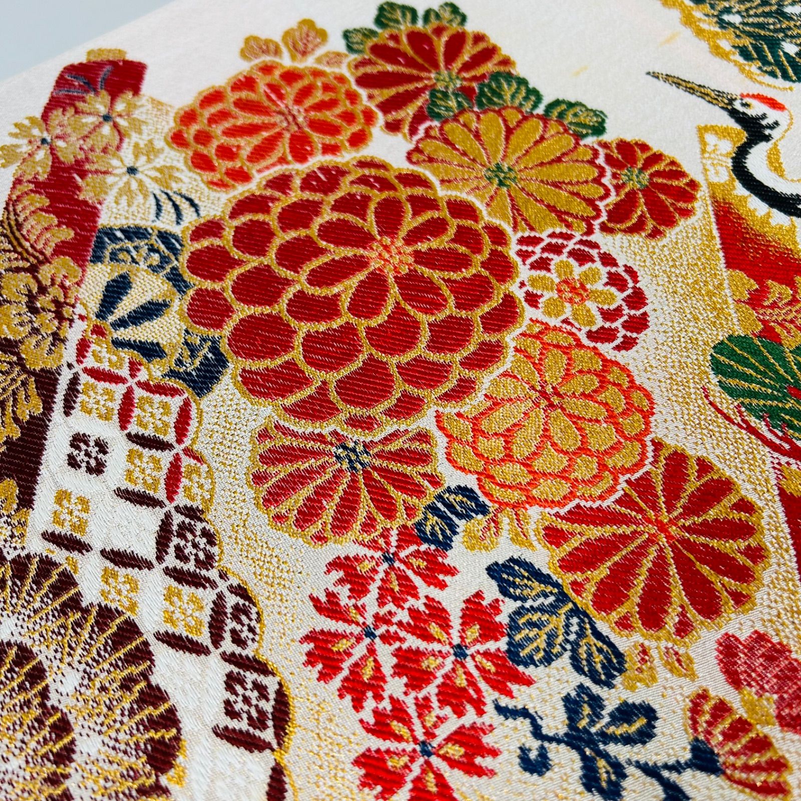 アンティーク 丸帯 正絹 3本 帯まとめ売り リメイク材料 m-599 - メルカリ