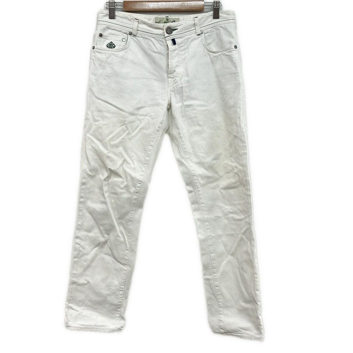 ボレリ ジーンズ サイズ31 レディース 白 フルレングス