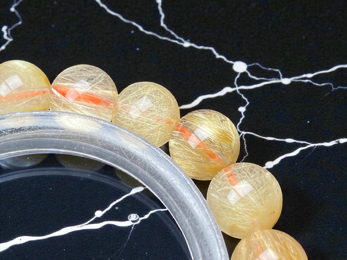 AHt 7 n 26 ゴールドタイチンルチル 11 mm 超品位 式神封入