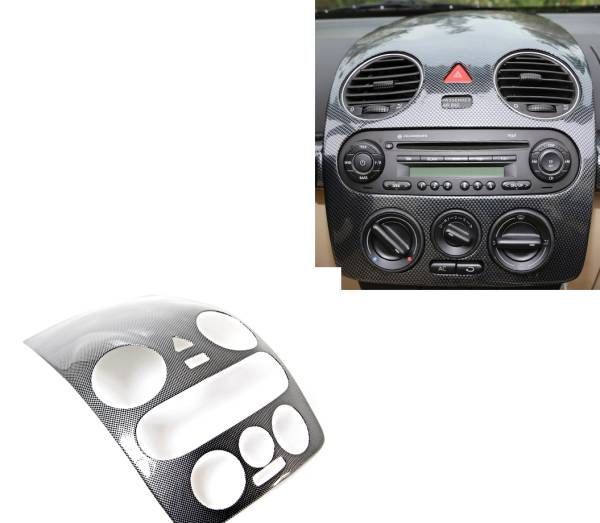 VW センターパネルカバー カーボン調 ニュービートル 後期 ニュー