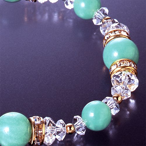 アマゾナイト幸せブレスレット ハッピー 幸運カード付き 再入荷❣️夢や希望、幸運を呼ぶ✨☆アマゾナイト☆ブレスレット Happy Amulet 誕生石ブレス 12月 アクア