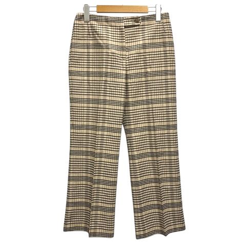 アクネ ストゥディオズ Acne Studios パンツ スラックス フ ウール混 チェック 34 ベージュ