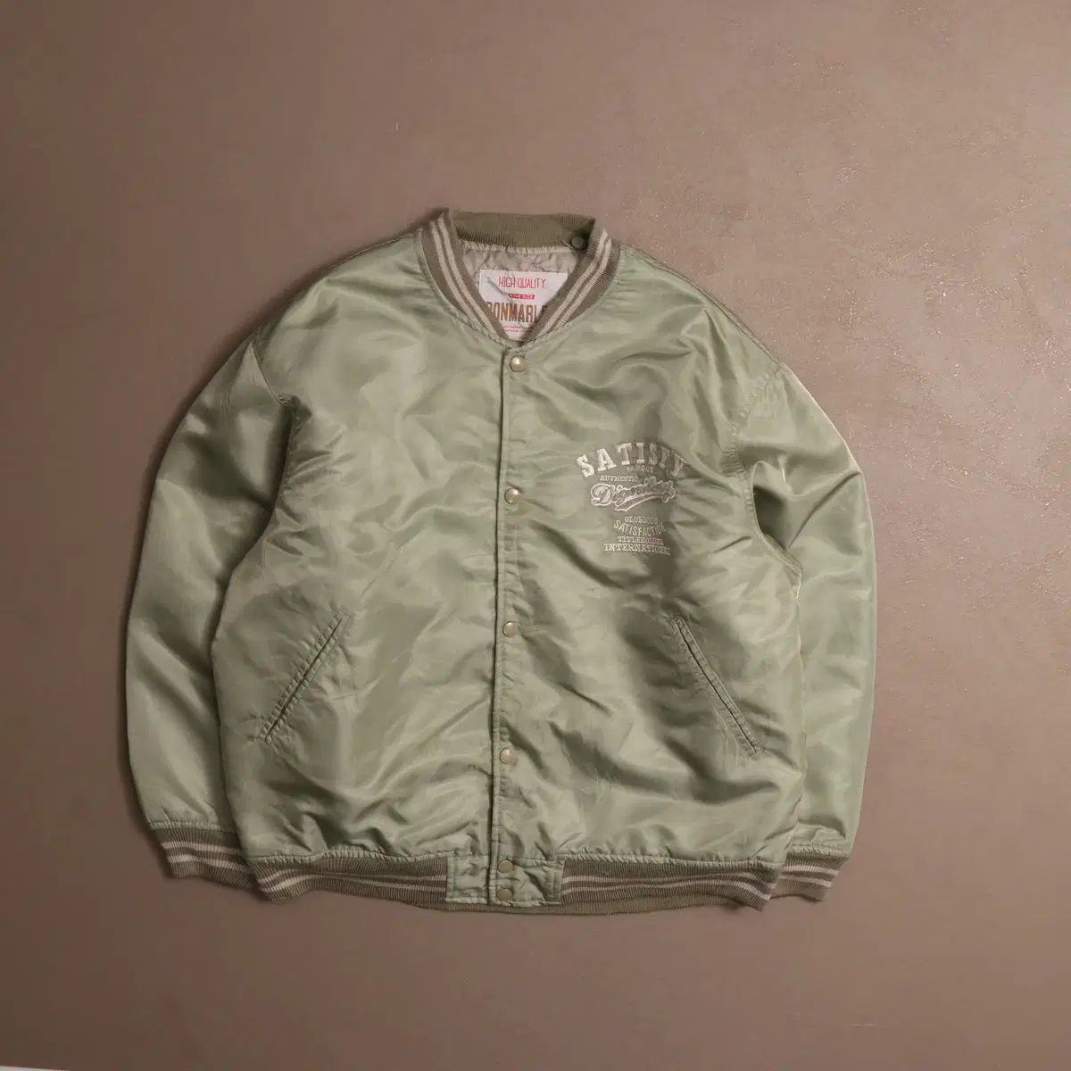 日本 ヴィンテージ ビックロゴ スタジアム ジャケット A 1552