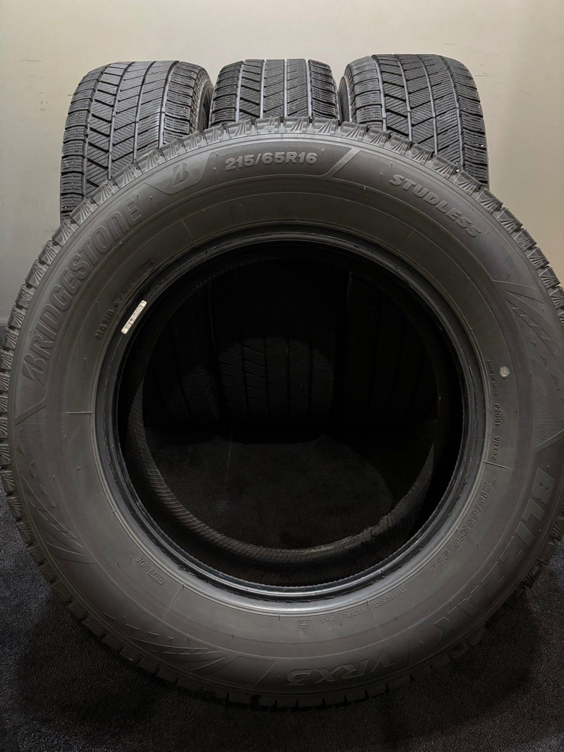 ☆215/65R16 BRIDGESTONE/VRX3 22年製 スタッドレス 4本 ブリヂストン