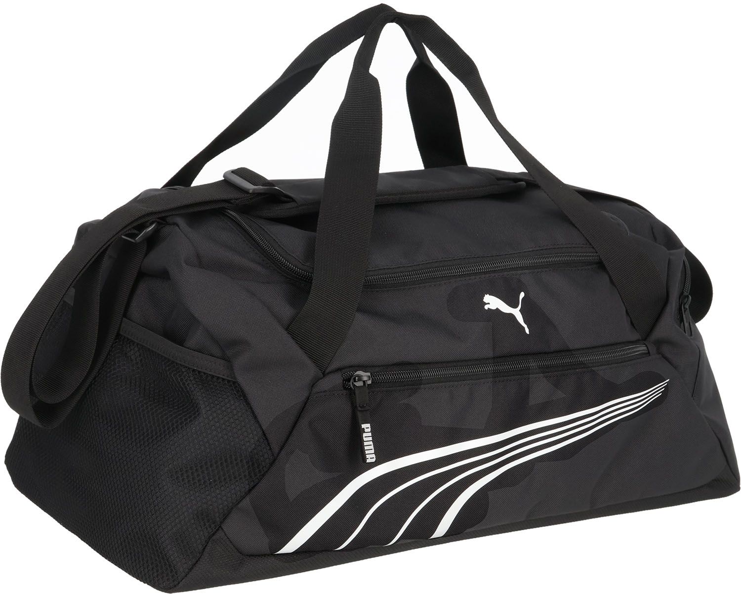 プーマ PUMA ファンダメンタル FUNDAMENTAL スモール スポーツバッグ カバン ダッフルバッグ ボストンバッグ クラブ 部活 ジム トレーニング フィットネス  091187 01 PUMABLACK