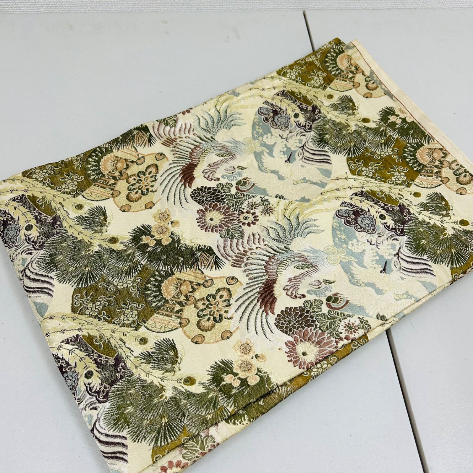 アンティーク 丸帯 正絹 3本 帯まとめ売り リメイク材料 m-600 - メルカリ