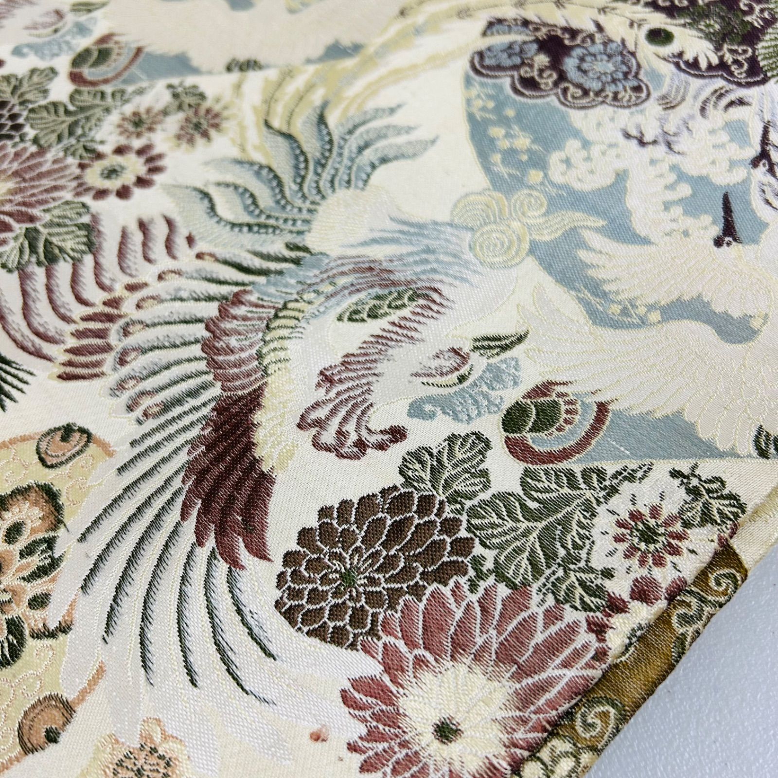 アンティーク 丸帯 正絹 3本 帯まとめ売り リメイク材料 m-600 - メルカリ