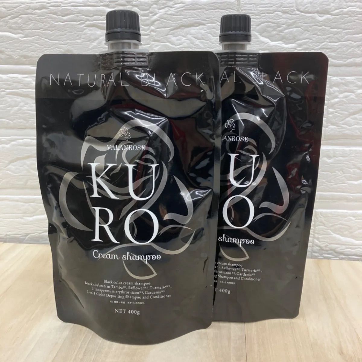 未使用】VALANROSE KURO クリームシャンプー ナチュラルブラック ヘア