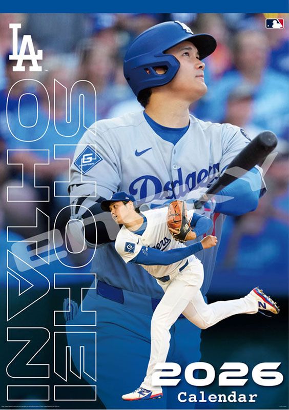文房具・事務用品 大谷翔平 2026年壁掛けカレンダー＋ 卓上版【セット