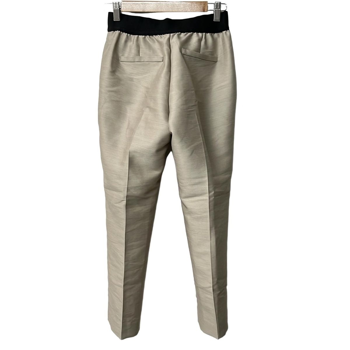 M Fil エムフィル パンツ サイズ36 S レディース グレーベージュ フルレングス ウエストゴム