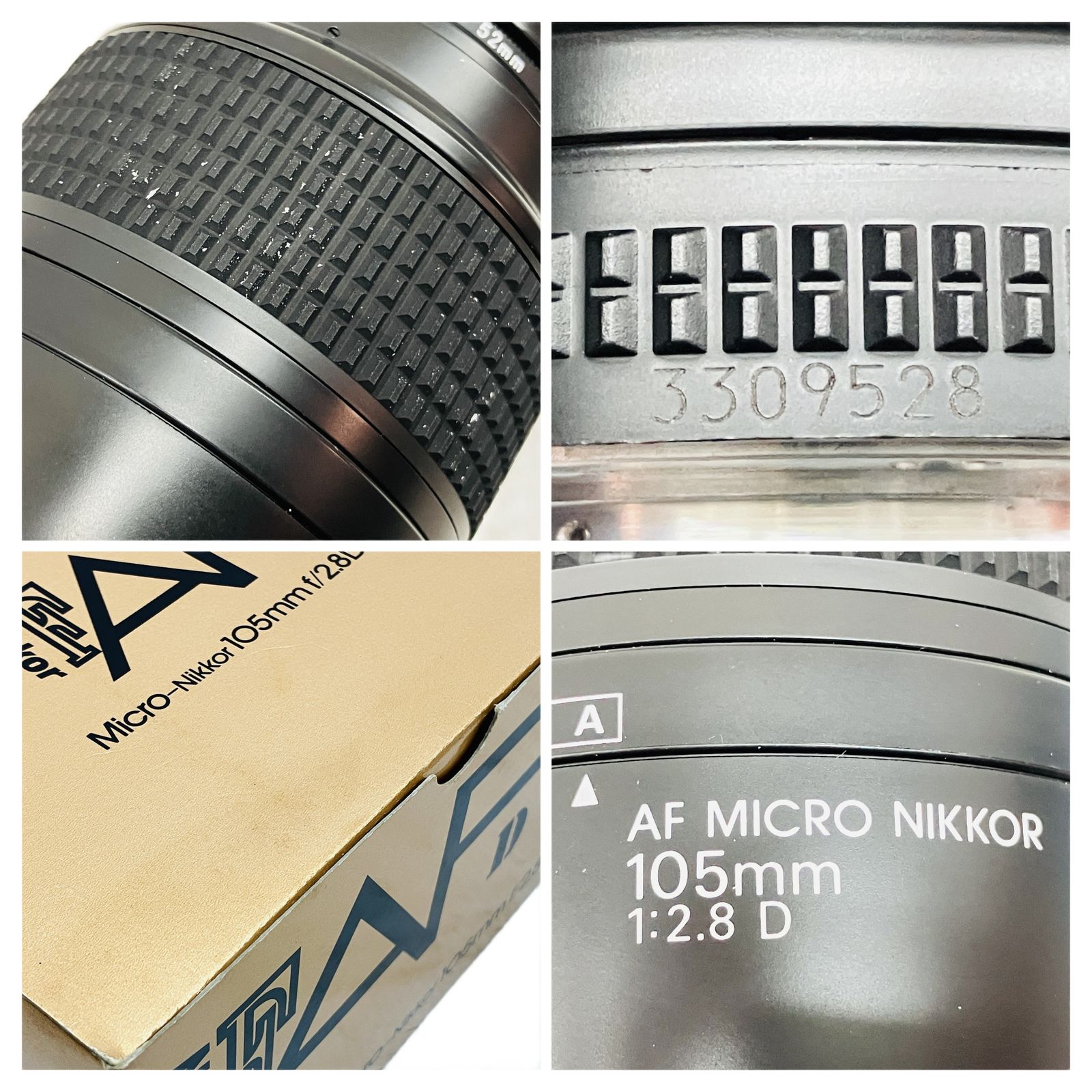 Nikon AF MICRO NIKKOR 105mm F2.8 D カメラレンズ 中古 C10662679