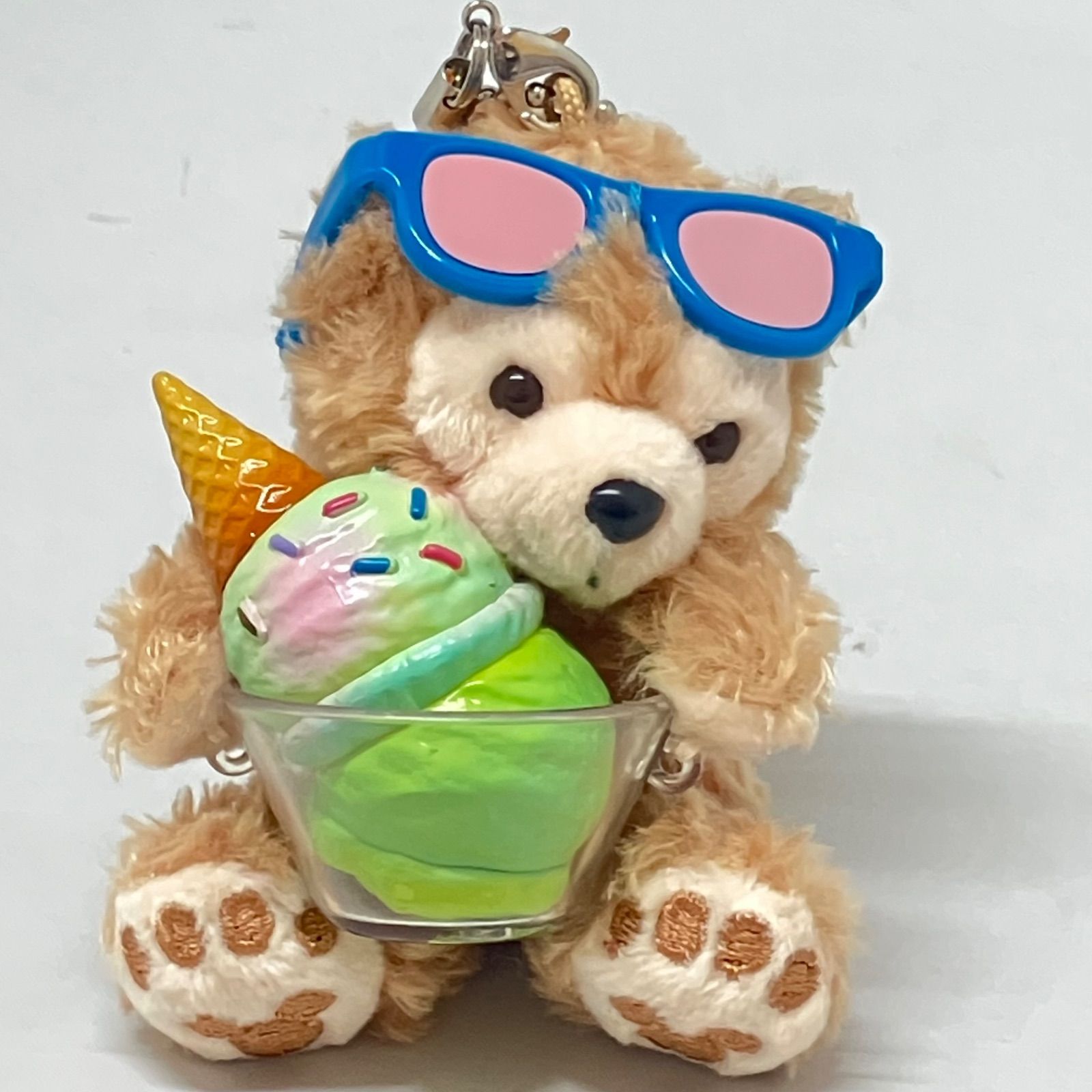 美品】ダッフィー ステラルー サニーファン ボールチェーン ぬいぐるみ