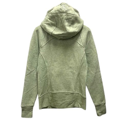 ルルレモン　オーバーサイズジップパーカー　グリーン×ゴールド ルルレモン オーバーサイズジップパーカー グリーン×ゴールド 【楽天