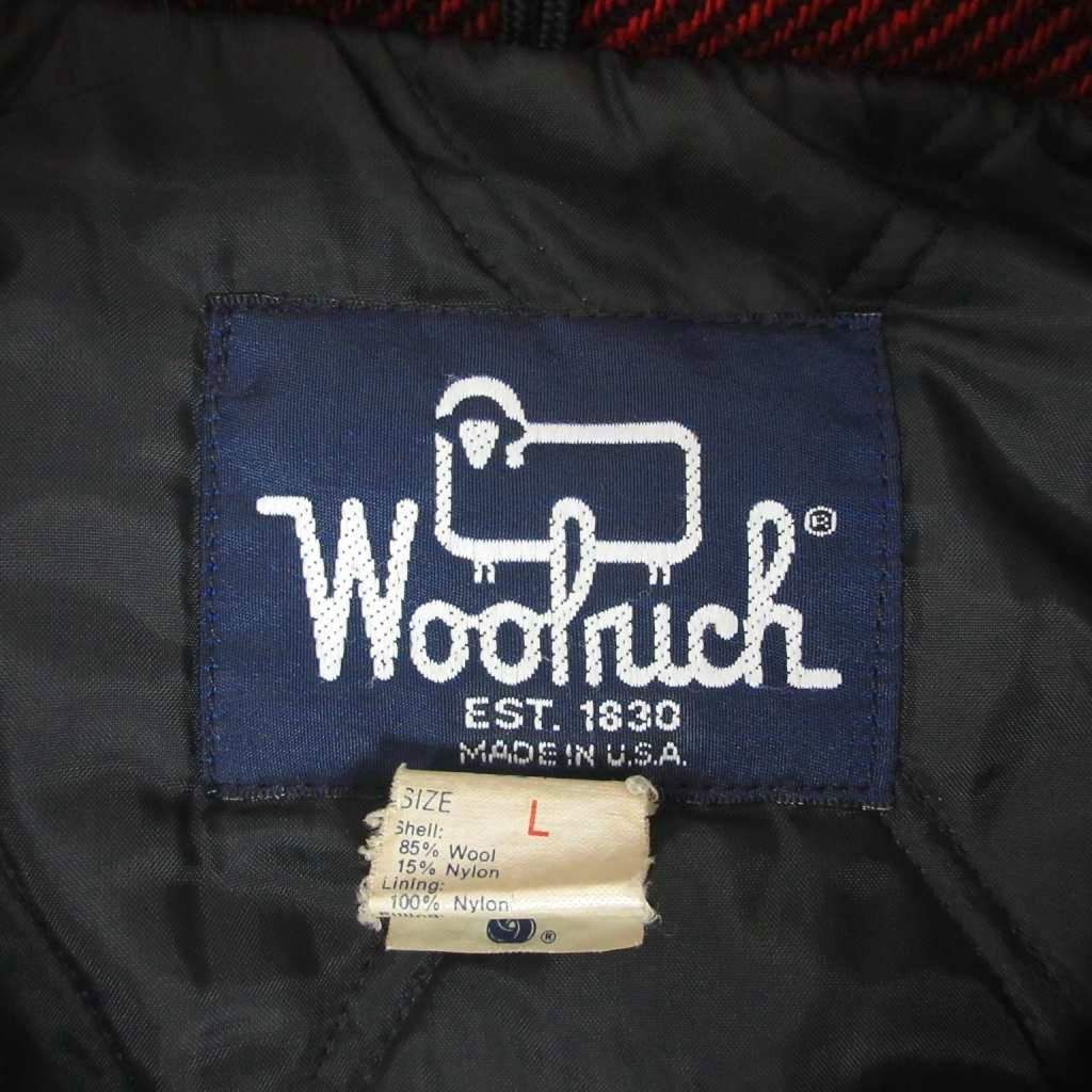 ウールリッチ WOOLRICH 80s 紺タグ ヴィンテージ バッファローチェック