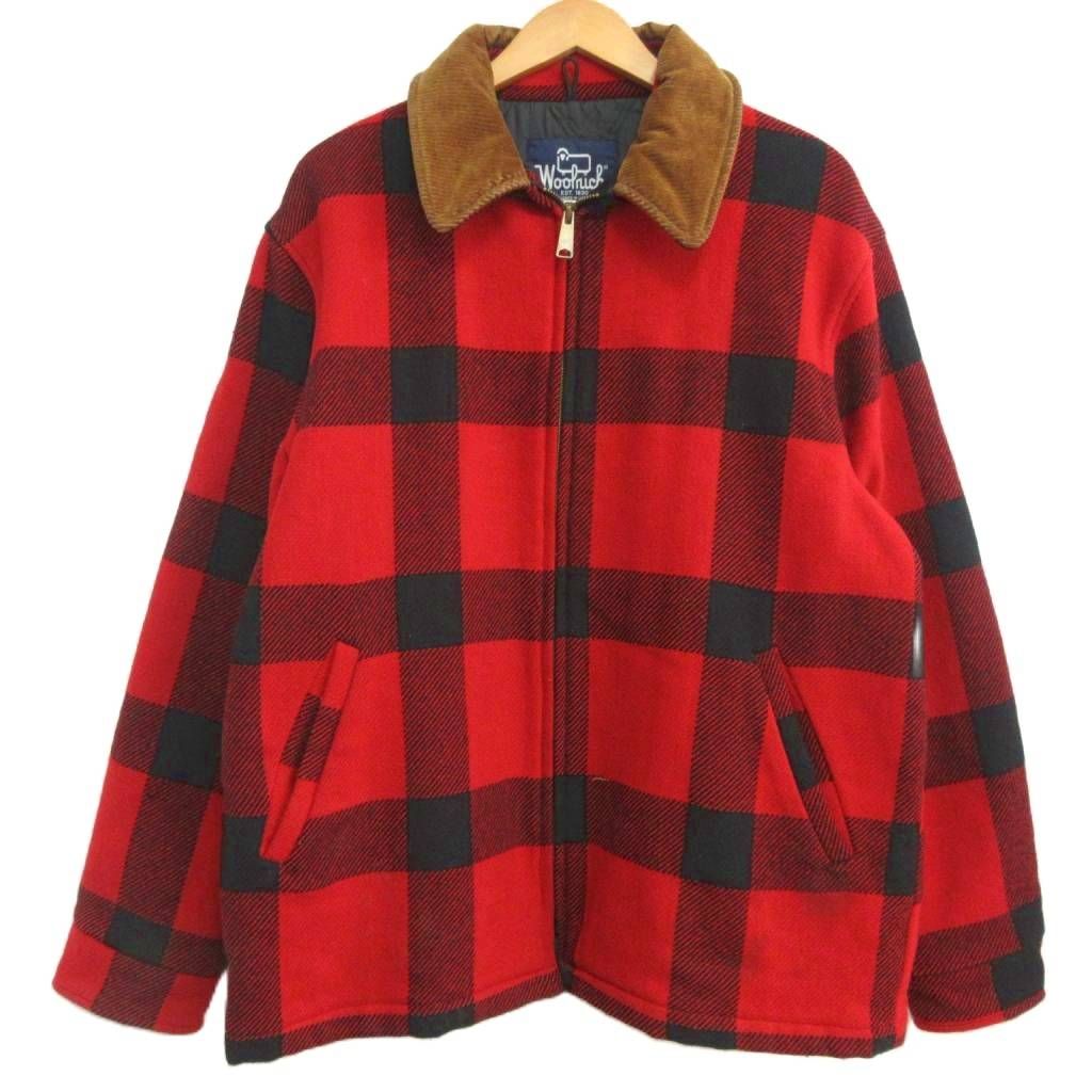 【ヴィンテージ】80s　WOOLRICH　ウールリッチ　ウールシャツジャケット ウールリッチ WOOLRICH 80s 紺タグ ヴィンテージ バッファローチェック