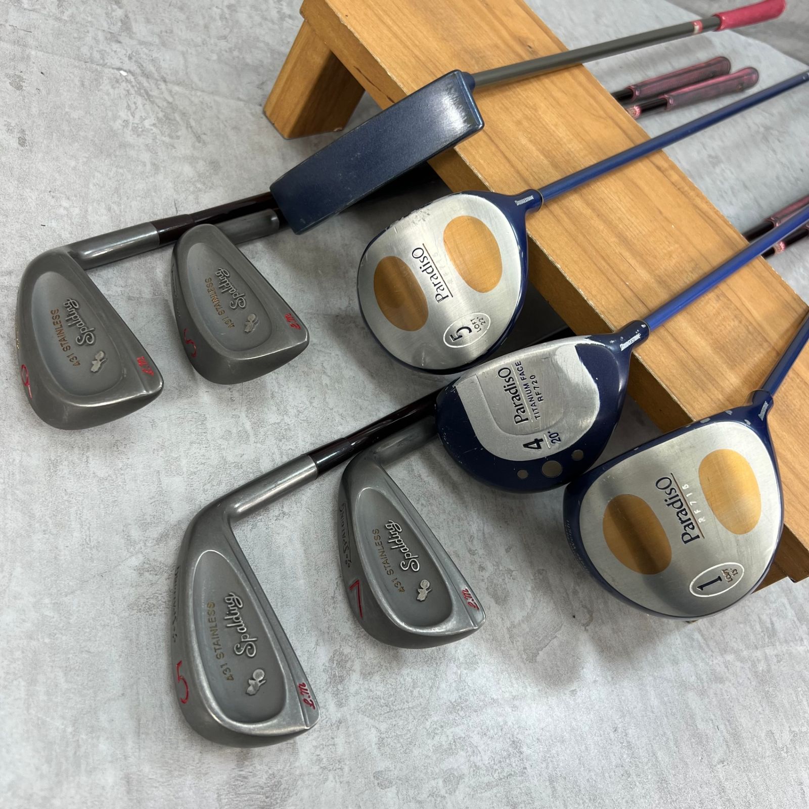 ブリヂストン スポルディング レディースゴルフ クラブセット 8本 L 右