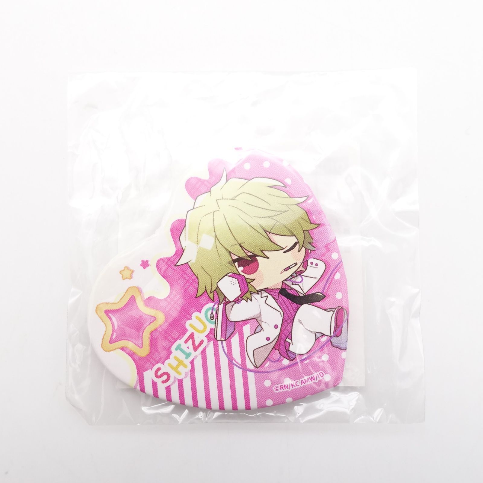 デュラララ!!×2 平和島静雄 ハート型缶バッジ ver.Pink/A/mini