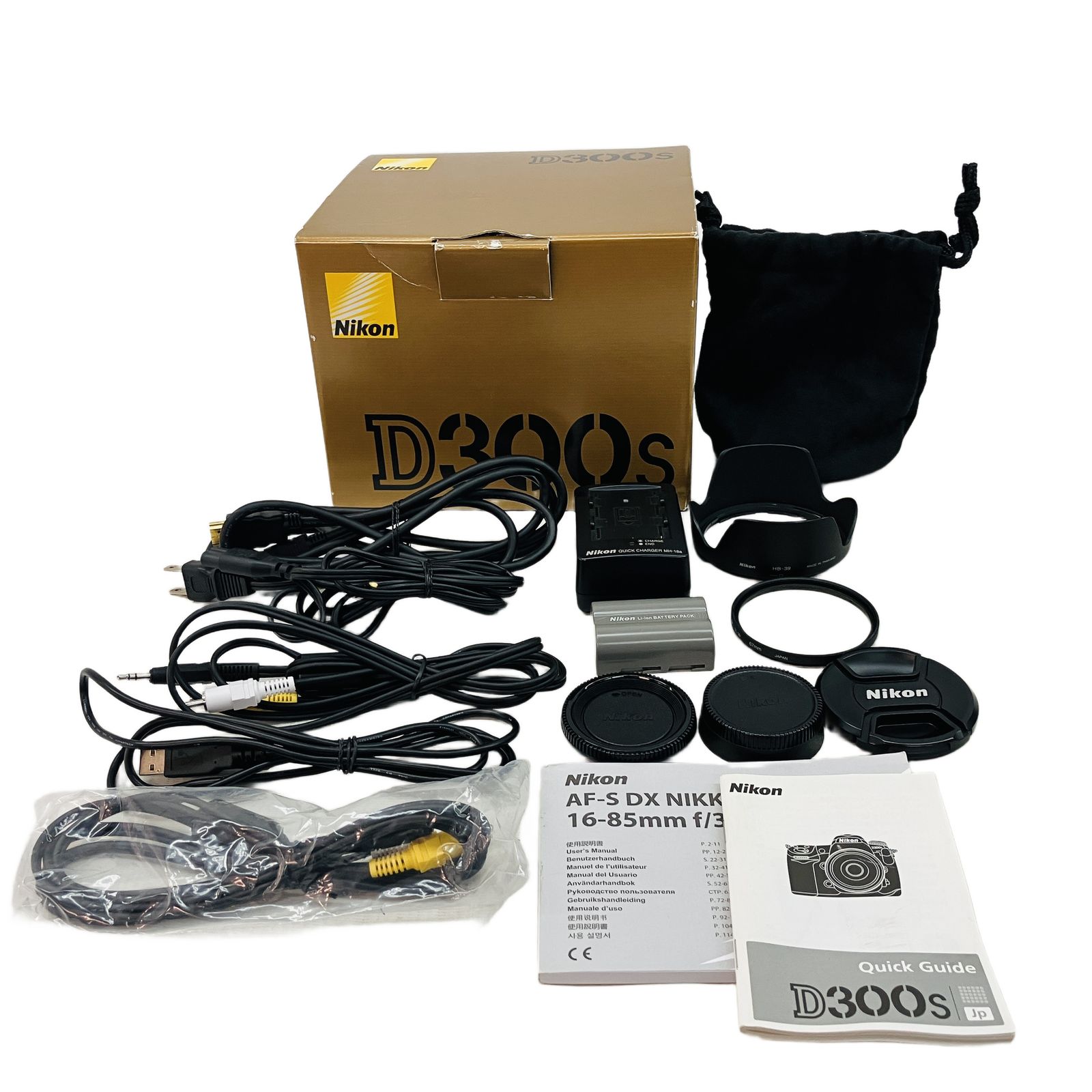 Nikon ニコン D 300 s デジタル一眼レフカメラ DX VR AF NIIKOR 16 85 mm F 3 5 6 G ED レンズセット