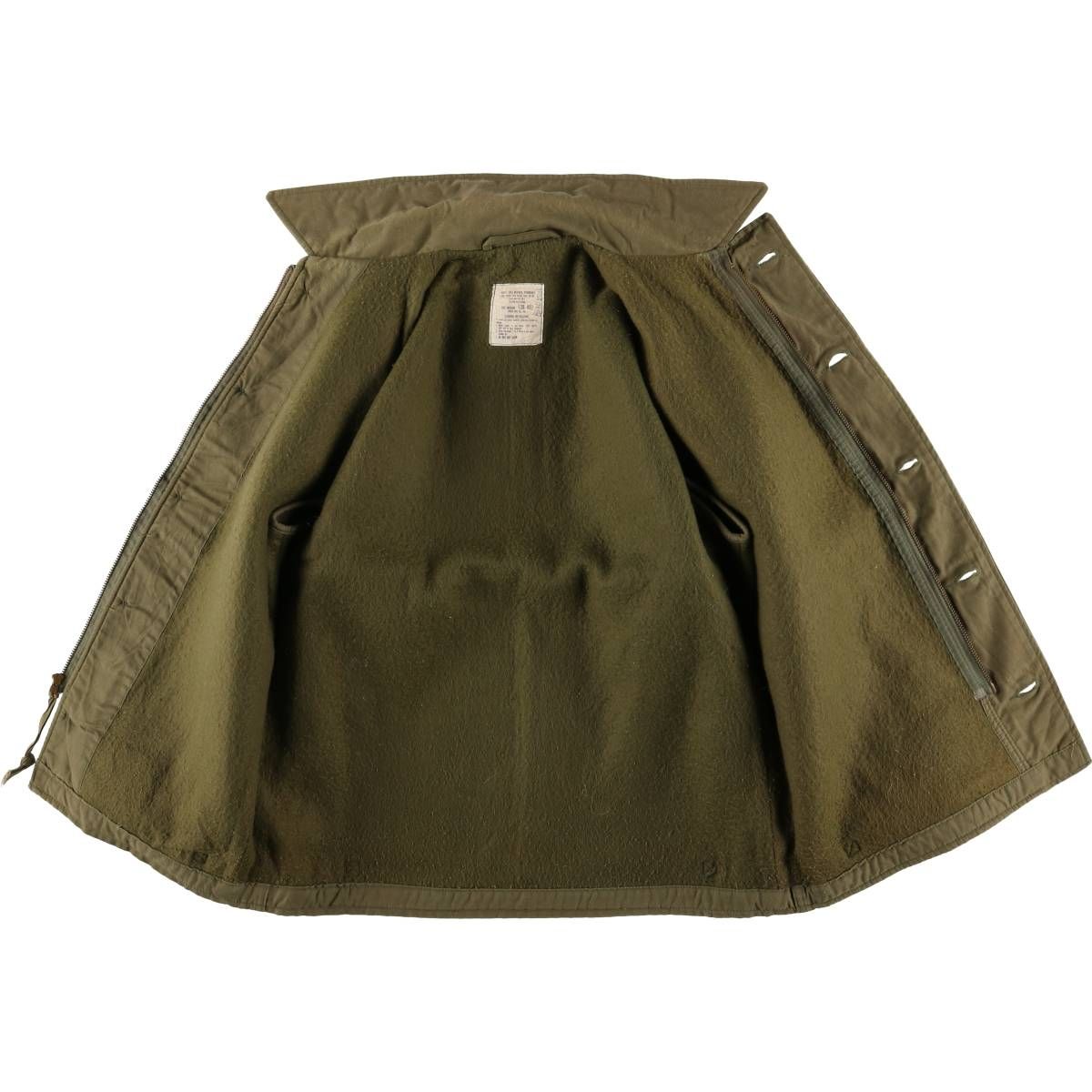 古着 80年代 米軍実品 U.S.NAVY A-2 バックステンシル入り ミリタリー 