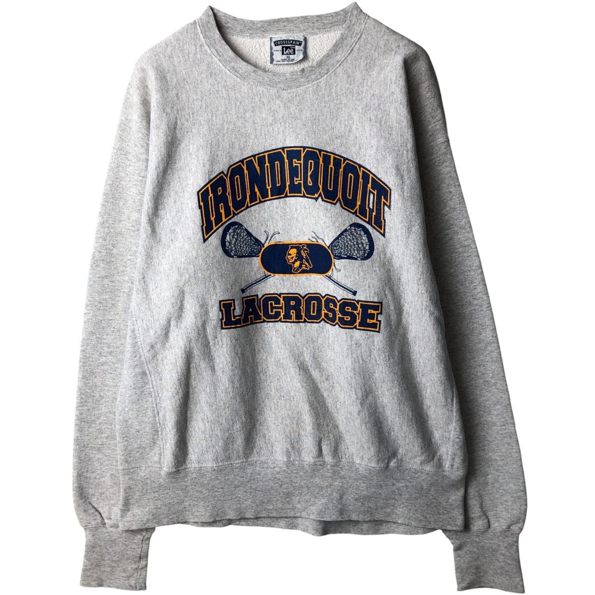 古着 90年代 リー Lee 3連プリント カレッジスウェットシャツ トレーナー メンズXL相当 ヴィンテージ eaa 418634