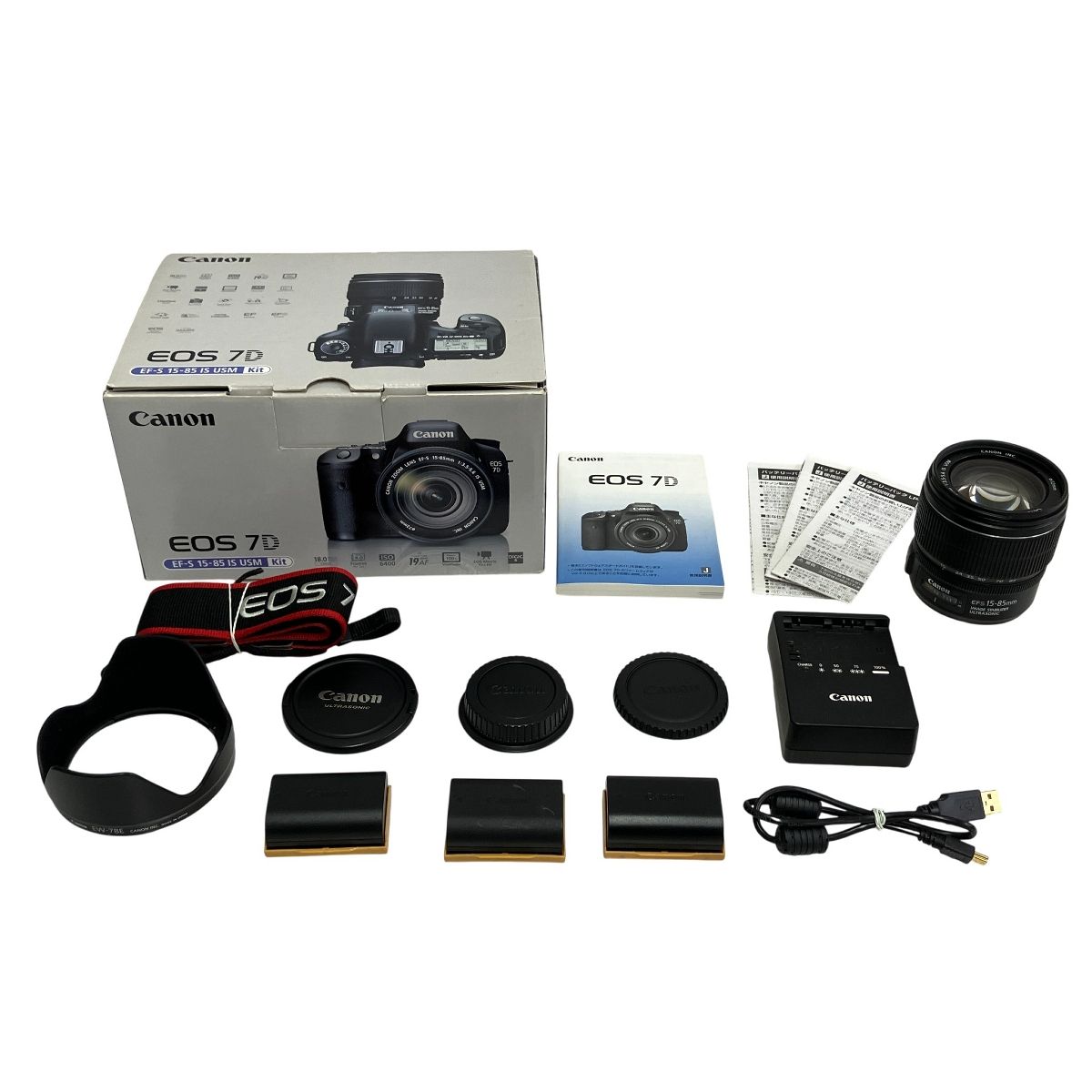 Canon EOS 7 D EF S 15 85 mm F 3 5 6 IS USM レンズキット キヤノン デジタル一眼レフ カメラ