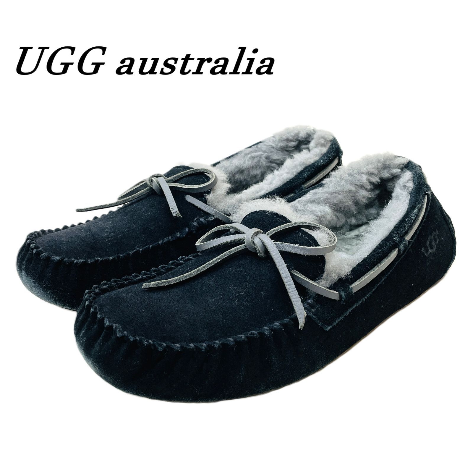 UGG australia アグオーストラリア OLSEN オルセン モカシン 26㎝ BLK