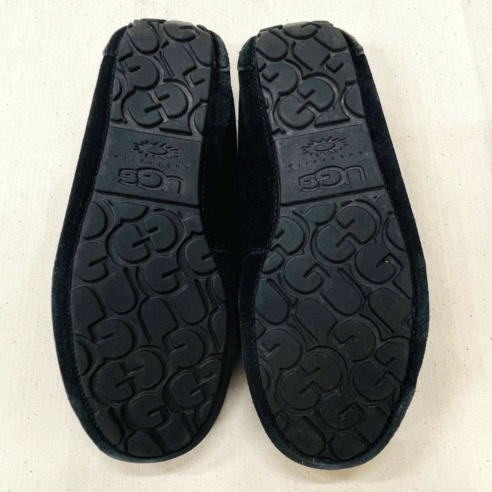 UGG australia アグオーストラリア OLSEN オルセン モカシン 26㎝ BLK