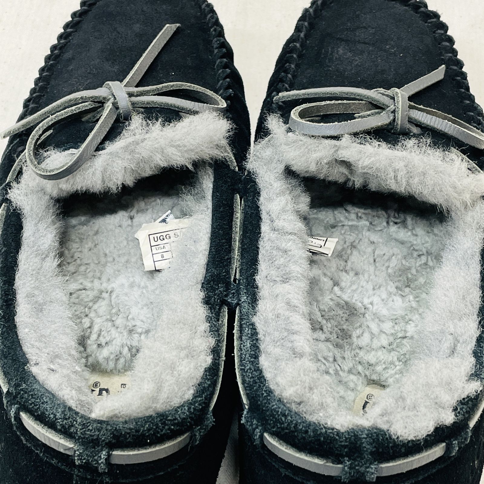 UGG australia アグオーストラリア OLSEN オルセン モカシン 26㎝ BLK