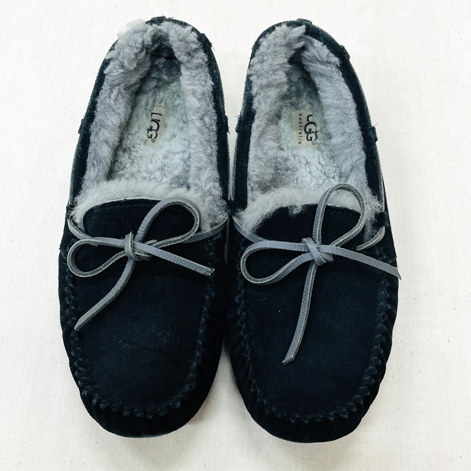 UGG australia アグオーストラリア OLSEN オルセン モカシン 26㎝ BLK