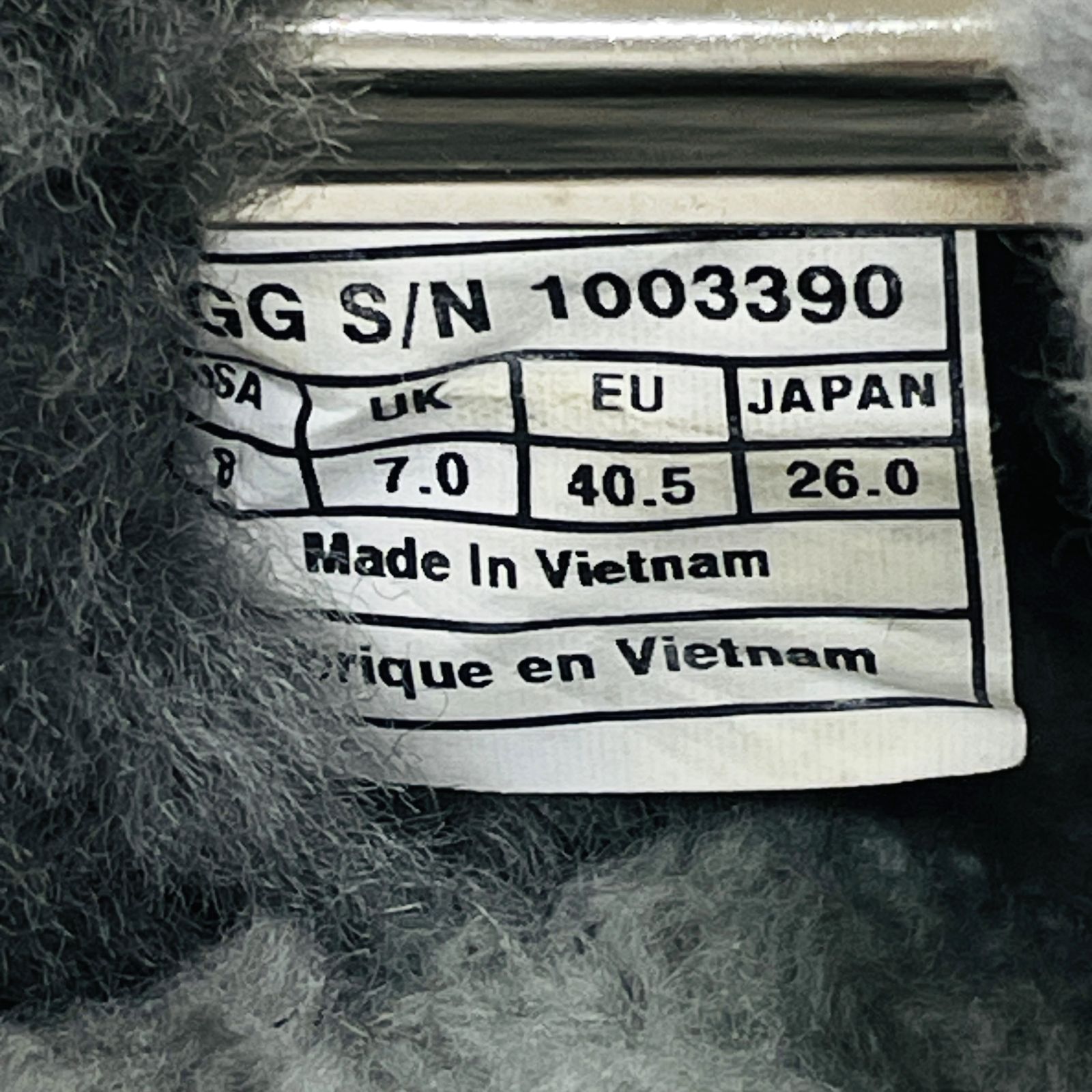 UGG australia アグオーストラリア OLSEN オルセン モカシン 26㎝ BLK